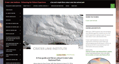 Desktop Screenshot of craterlakeinstitute.com
